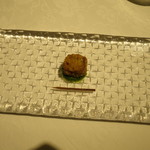 リストランテ サクラ - コッパロマーナ（豚の煮凝り）のフライ、イタリアンパセリのソース