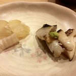 Sushi Atago - 鰈と炙り鰆