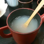 蕎麦 やすたけ - 蕎麦湯