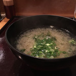 鮨 波やし - 海苔のお味噌汁
