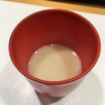 新ばし 星野 - 焼き餅が入った白味噌仕立て