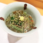 新ばし 星野 - 房総の鮑とジュンサイ