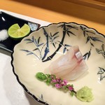 新ばし 星野 - お造り：コチ