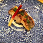 新ばし 星野 - 焼き物：関イサキ 蓼酢がけ