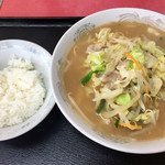 Fuu rin - 相方が頼んだのは「味噌ラーメン」！「半ライス」はサービスです･｡(･▽･*)･｡