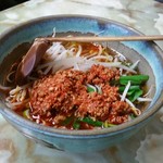 玉蘭 - 極辛ラーチャーメン。辛い台湾ラーメンの印象です。