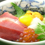 Murakami Suigun - 海鮮丼！メニューにはのってませんが注文していただければ調理いたします！