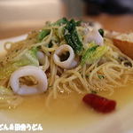 fino - 小やりイカと春キャベツのビアンコスパゲッティ