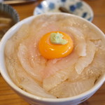 みなと食堂 - 平目漬丼