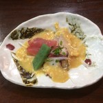 喜多八  - お刺身・キハダマグロ、タコ、真鯛