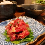 日本のお酒と馬肉料理 うまえびす - 馬肉ユッケ定食