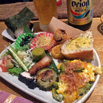 藍風珈琲店 - 本日の己書プレート２０１７．５