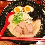 みなとや - 『こってりラーメン＋玉子』様（650円＋100円）