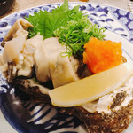 酒肴結 さかぐち - 岩牡蠣の刺身