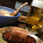 串焼 豚 レバー 162円。