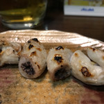 またぎや  - 串焼 豚 上コブクロ 140円。