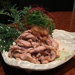 横浜 地鶏居酒屋 一條 - 名古屋コーチンのせせりおろしポン酢