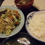 サン浜名 - 【2011.02】_カツ入り野菜定食