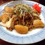 神田焼きそば 麺ヱ門 - 烏賊豚焼きそば.JPG