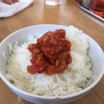食い味の道有楽 - お連れさんが頼んだチャンジャご飯