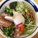 食い味の道有楽 - 皐月の一杯・紅ズワイ＆赤海老の和えそば（八正仕立て）Ｂ　自家製タルタル付　1500円