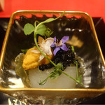 にくの匠 三芳 - 2017/5_新玉ねぎのおひたし