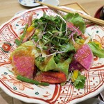 Yakitori Sada Juurou - 佐田十郎コース/根菜と季節野菜の自家製オイルサラダ（4人前）