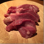 焼肉旬やさい ファンボギ - 熟成猪の腿肉（岐阜県本巣産）