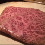 焼肉旬やさい ファンボギ - 熟成ミスジ