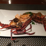 神戸プレジール - 伊勢海老はメチャメチャ身がぎっしりでした。