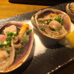 Sushi No Enya - 大アサリの浜焼き 3ヶ 680円は安い！