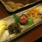 かっぱ - 【2011/2再訪】　焼酎のアテに漬物の盛合せを頂きましたよ。