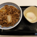 吉野家 - アタマの大盛り（480円）と半熟玉子（70円）