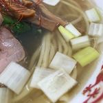 麺処ほん田 - 麺、ネギ