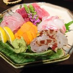 蕎麦の三心 - 刺身盛り合わせ（２人前）