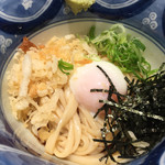 手延べうどん 水山 - 釜玉うどん、単品だと550円。