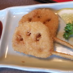 秋吉 - レンコン揚げも、美味しい～！
