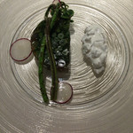 フランス料理 ル・クール - シドケのゼリー寄せ 豚耳入りレフォールソース