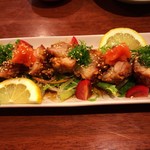 しまなみ直送 真鯛・海鮮料理専門店 鯛将 - 媛っこ地鶏のおろしポン酢