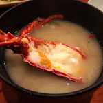 しまなみ直送 真鯛・海鮮料理専門店 鯛将 - 伊勢海老の味噌汁