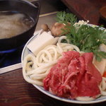 佐佳枝亭 - 牛肉うどん鍋 \1,370→\980（うどん鍋フェアー価格）