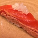 Sushi Zen - キングサーモンのづけ