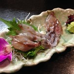 フリーダム ロード - H.29.3.30.昼 福井産ホタルイカ刺身 580円税込