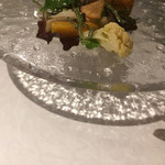 リストランテ サクラ - ガラスの模様が透けて綺麗♡