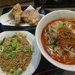 麺家やみつき - 辛タンメンセット 1,300円