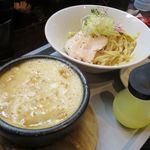 麺のようじ - ラーメン職人まさかの三杯目「鶏ドロつけめん」