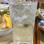 焼肉 はせ川 - 芋焼酎の水割り