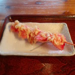 本格手打 いわしや - 紅生姜天