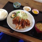 遊心 - チキンカツ定食(^^♪