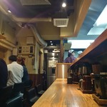 浅草 牛かつ - 狭苦しい店内